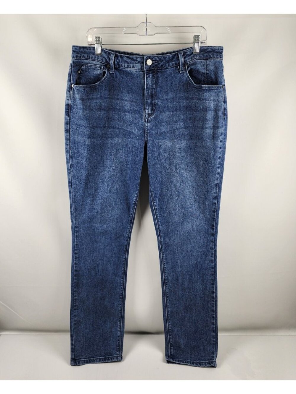Laurie Felt Jeans Womens 16T Blue Forever Relaxed Easy Skinny Denim (36x31)